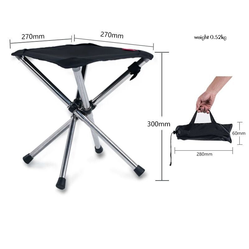 Outdoor Furniture Diy Plans - Sgabello da Campeggio Compatto e Leggero,