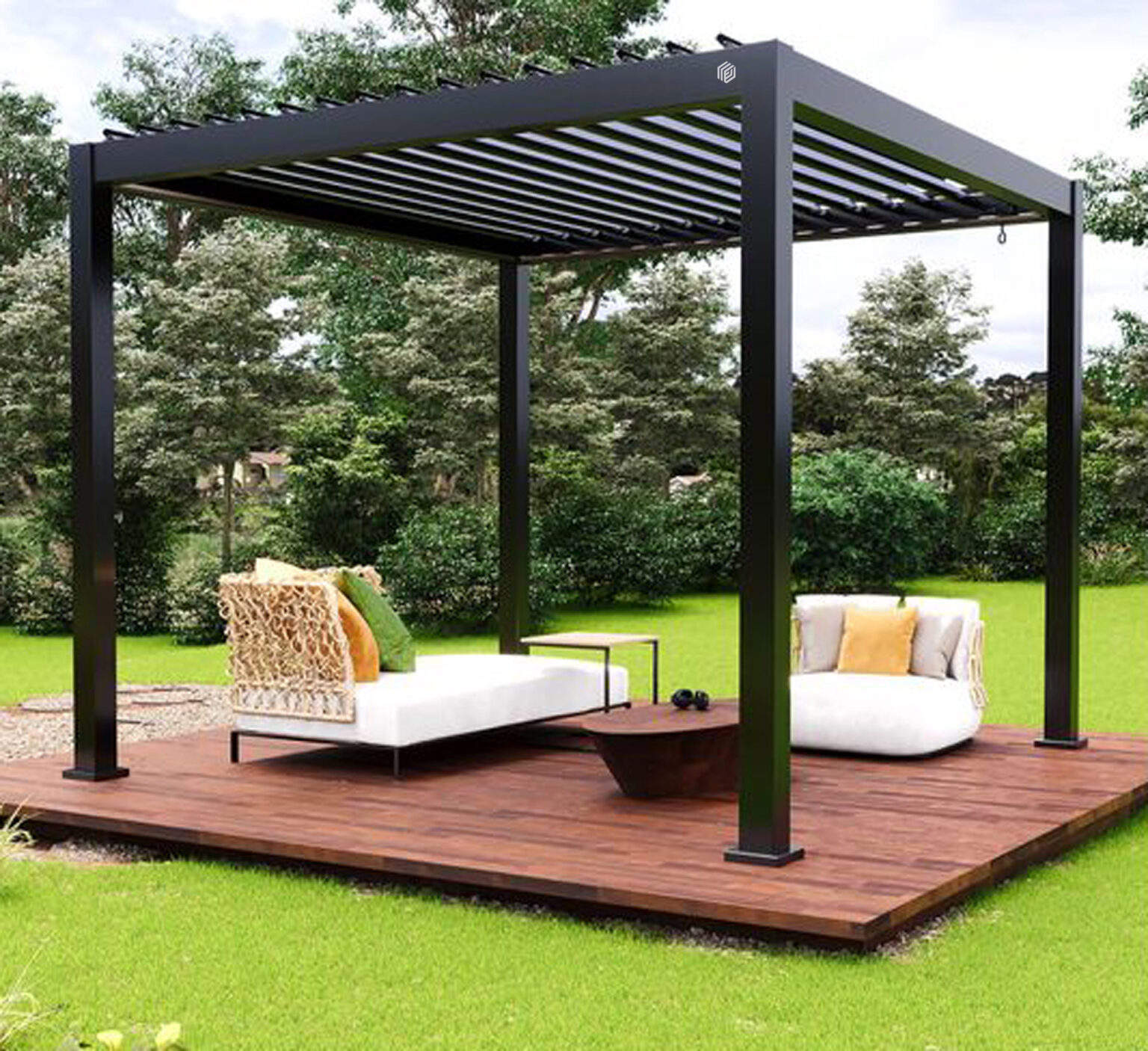 Outdoor Furniture Ideas - Pergola in Alluminio alla Moda con