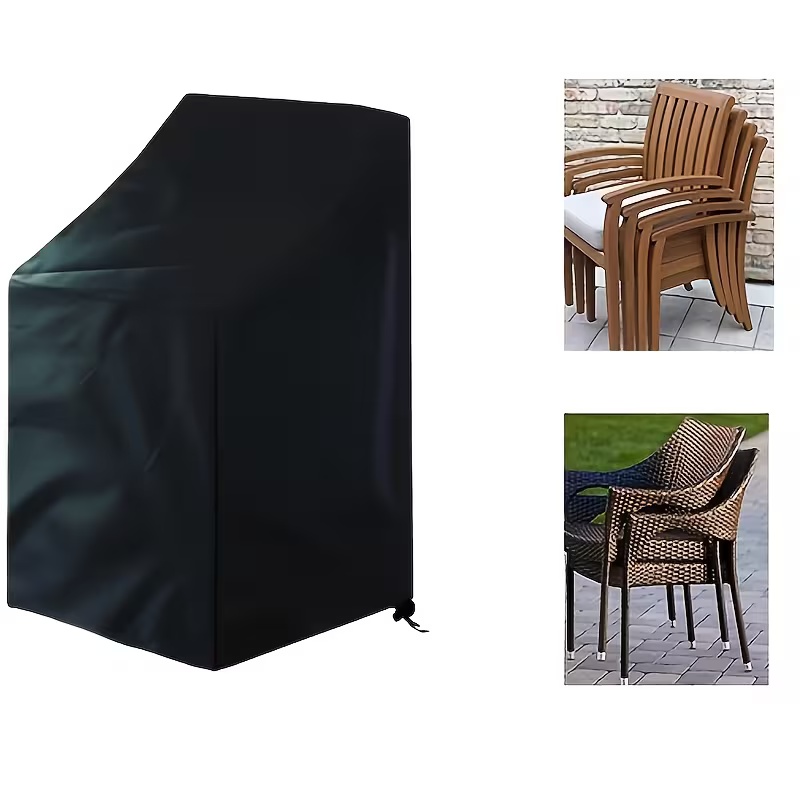 Outdoor Furniture With Covers - 1 coprisedia impilabile per esterni resistente,