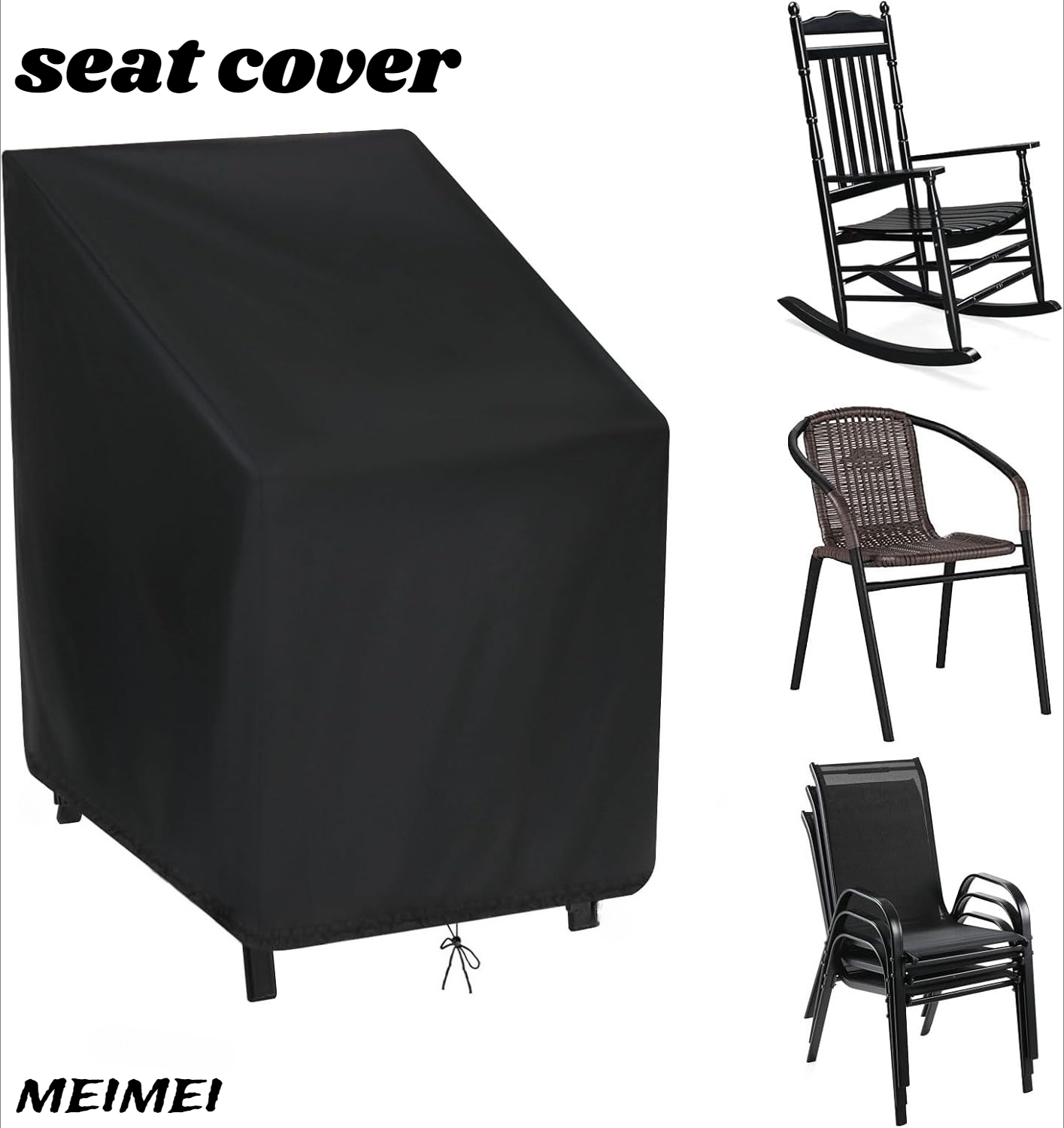 Outdoor Furniture With Covers - Borsa portaoggetti con copertura antipolvere per
