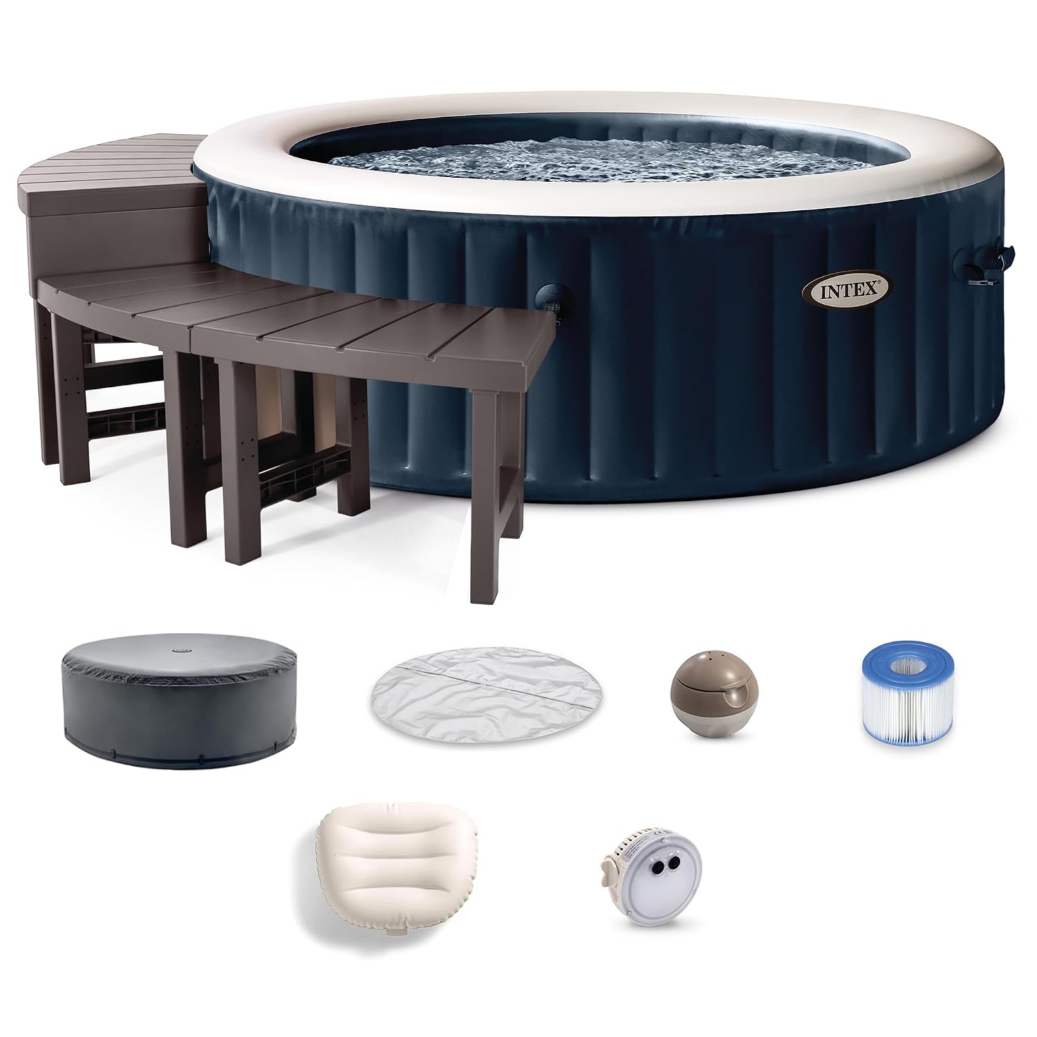 Inflatable Hot Tub - PureSpa Vasca Idromassaggio Gonfiabile per 4