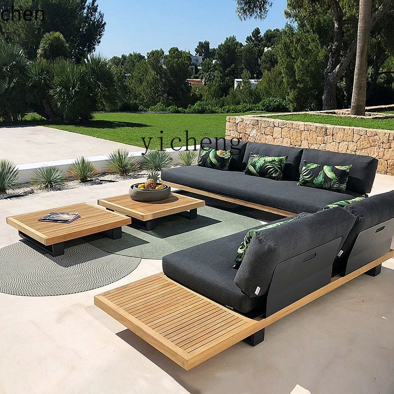 Outdoor Furniture Hotel - Divano da esterno HYS in teak,