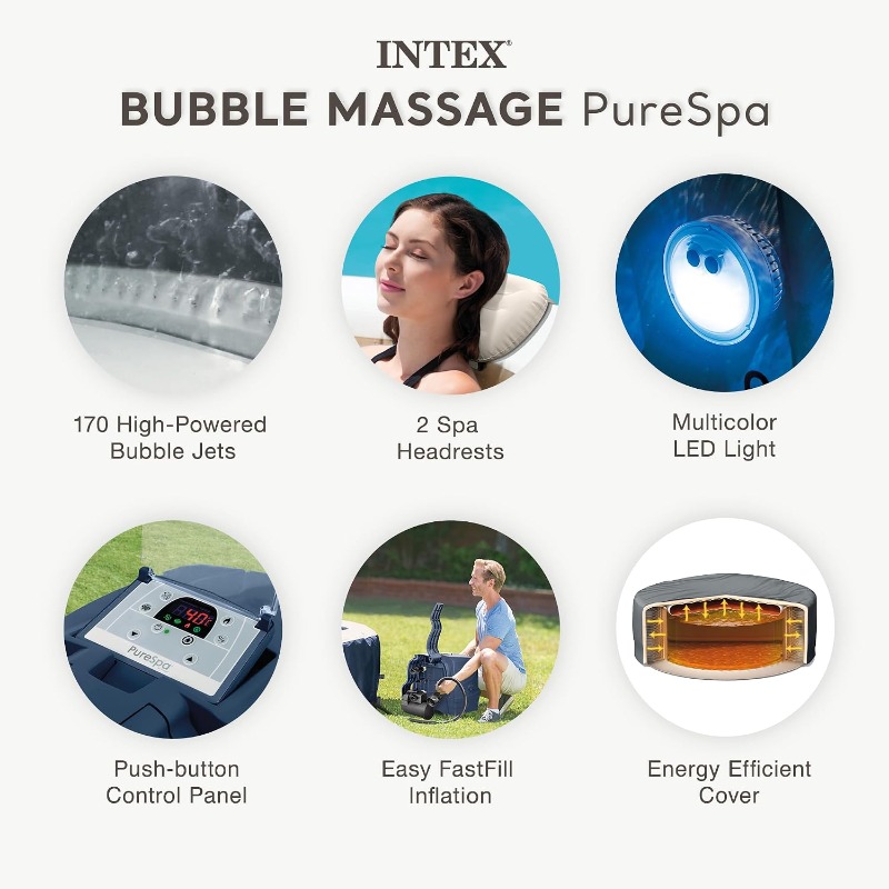 PureSpa Plus Vasca Idromassagg - Inflatable Hot Tub recensione e prezzo