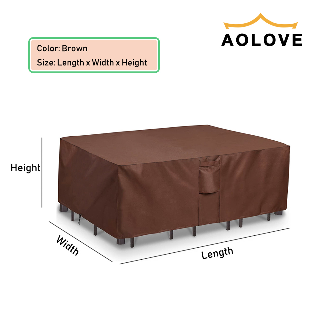Marrone 420D HEAVY DUTY Copert - Outdoor Furniture Upholstery Near Me recensione e prezzo