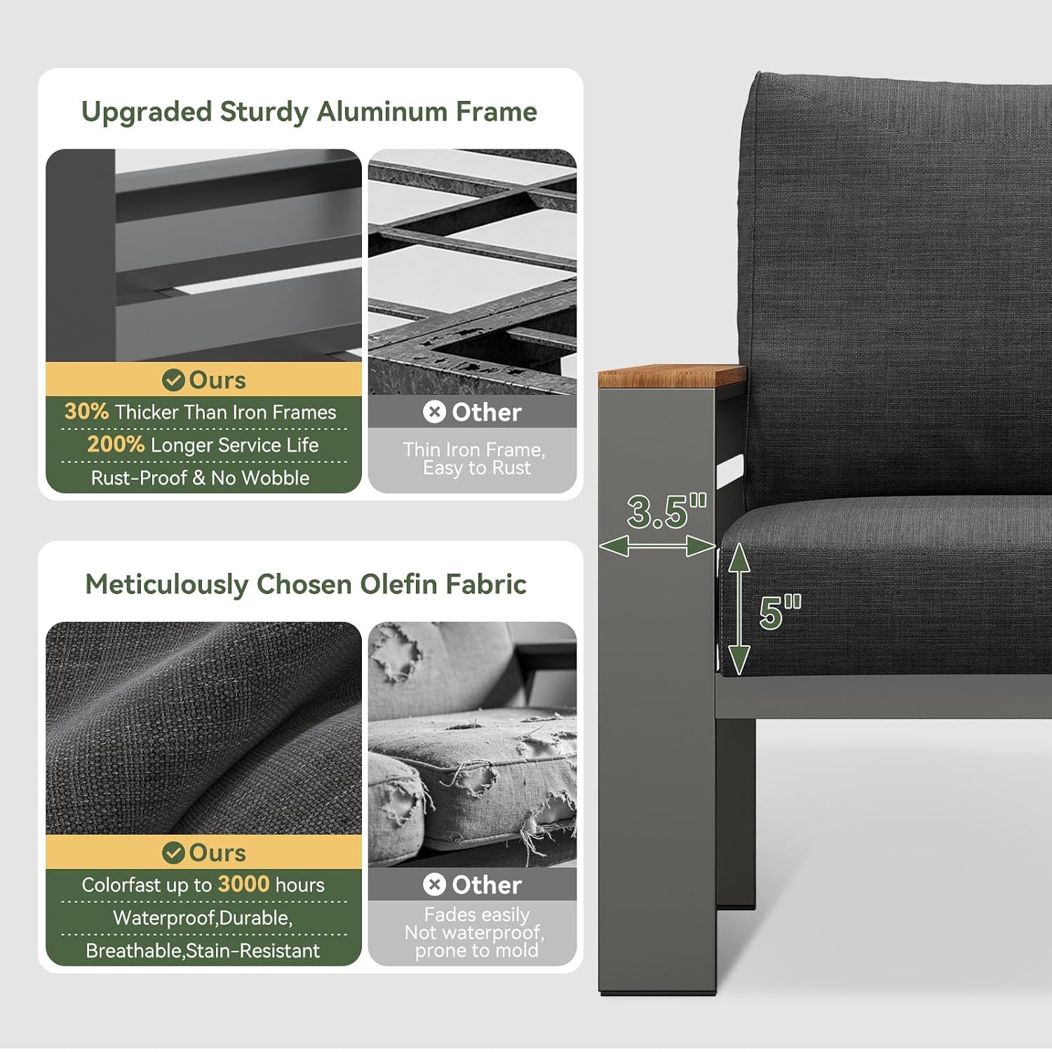 Set di Mobili da Giardino, Arr - Outdoor Furniture Ideas recensione e prezzo
