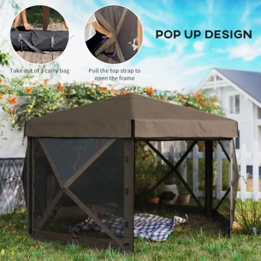 Gazebo esagonale pieghevole 12 - Gazebo Pop Up recensione e prezzo