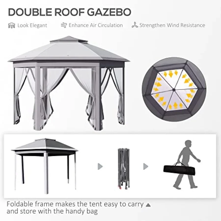 Gazebo pieghevole 11' x 13' co - Gazebo Pop Up recensione e prezzo