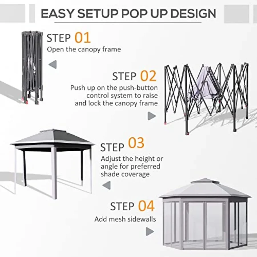 Gazebo pieghevole 11' x 13' co - Gazebo Pop Up recensione e prezzo