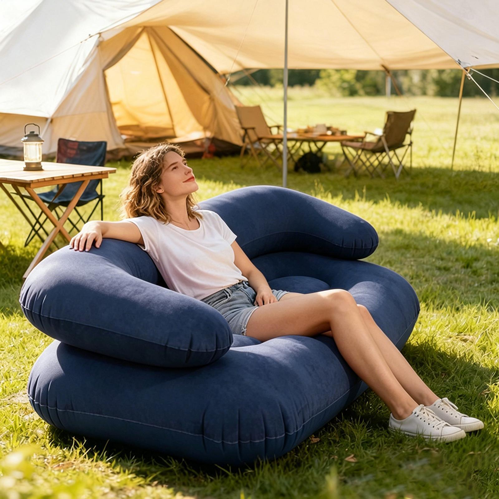 Divano Gonfiabile Doppio a Due - Outdoor Furniture Lounge recensione e prezzo