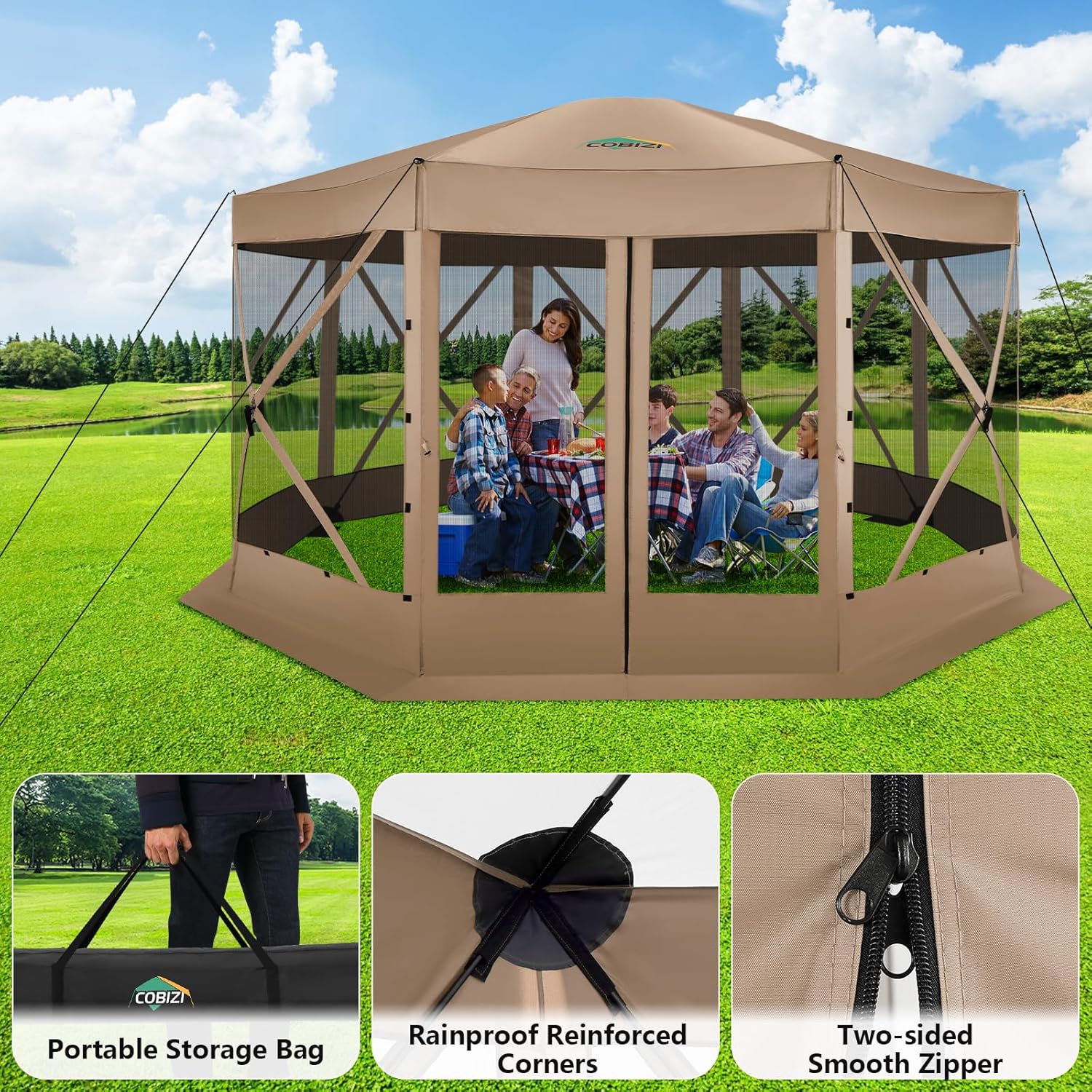 Gazebo Pop-Up 15x15 con Zanzar - Gazebo Pop Up recensione e prezzo