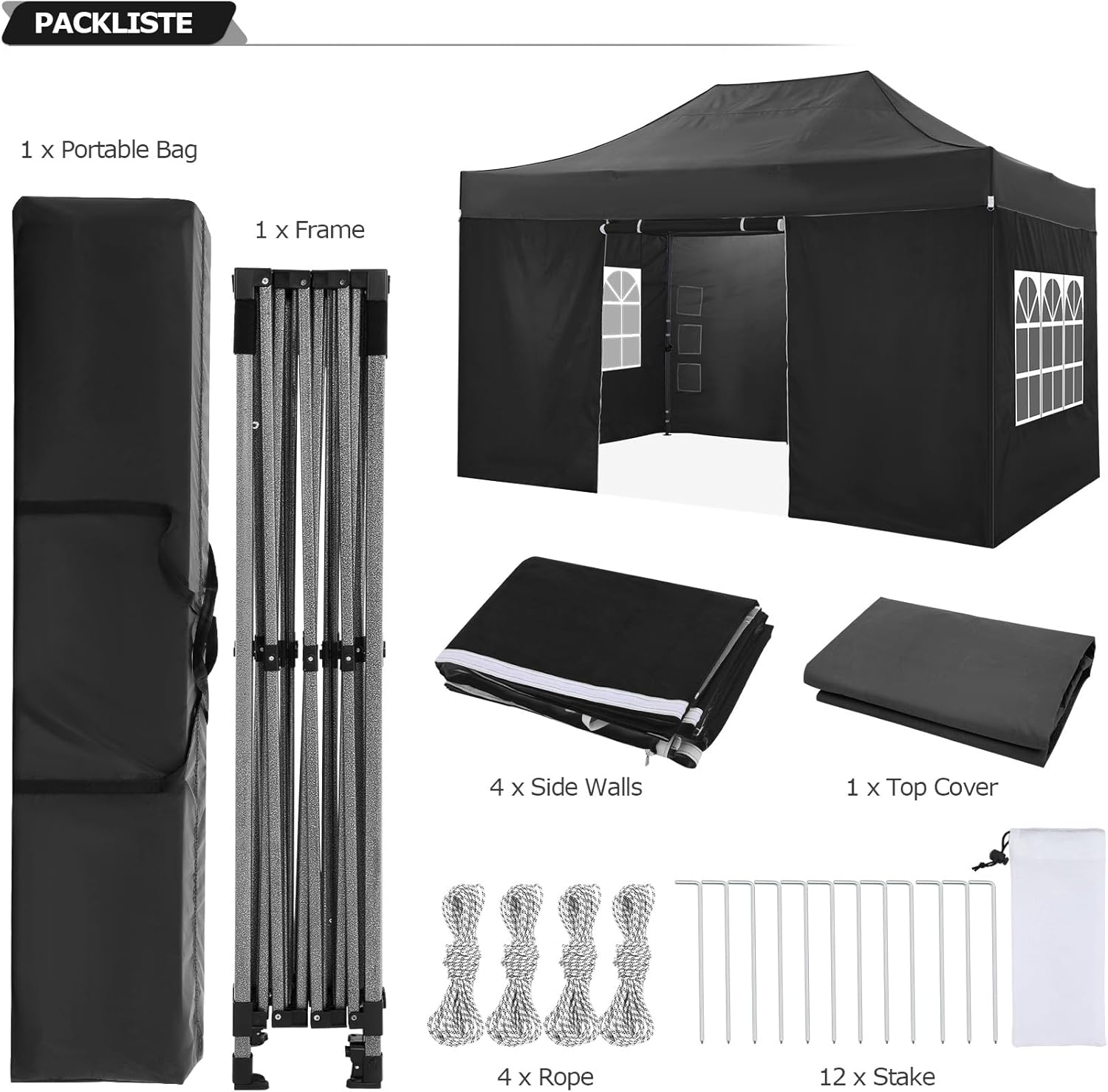 Tenda a baldacchino pop-up 10x - Gazebo Pop Up recensione e prezzo