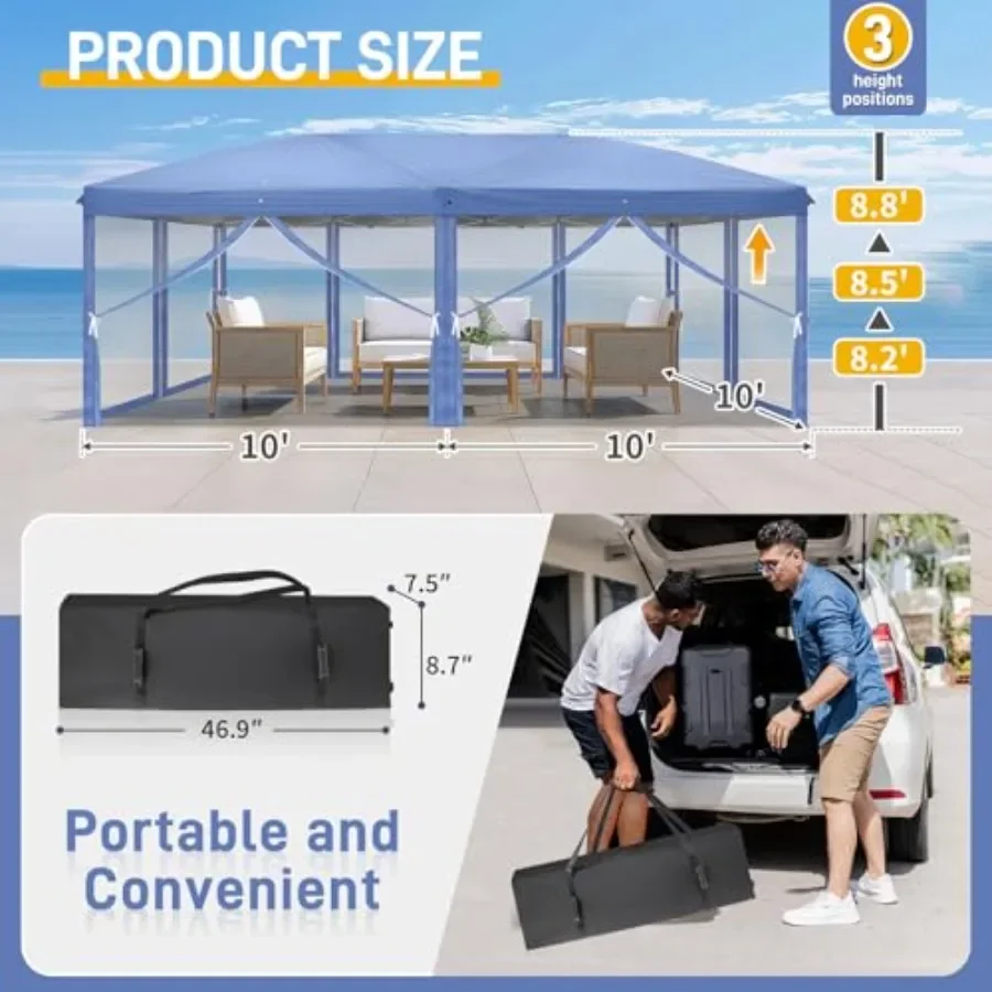 Tenda Pop-Up 10x20 con Pareti  - Gazebo Pop Up recensione e prezzo