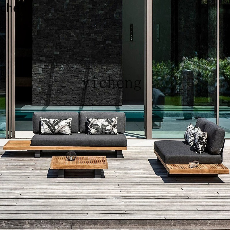Divano da esterno HYS in teak, - Outdoor Furniture Hotel recensione e prezzo