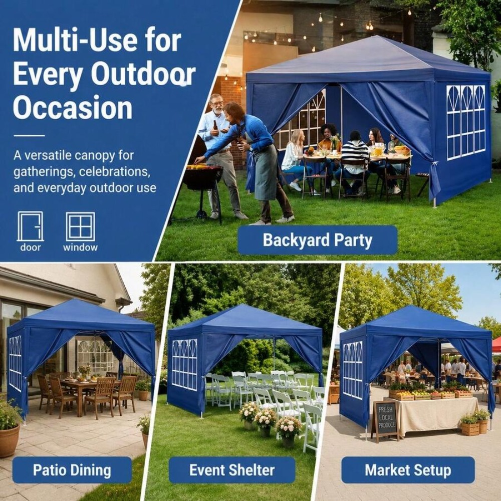 Gazebo Pop-up 10x10 con Pareti - Gazebo Pop Up recensione e prezzo